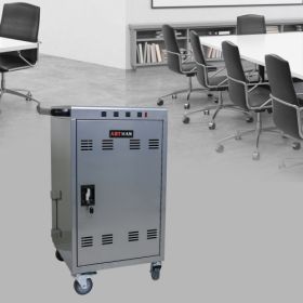 Mobile Charging Cart And Cabinet For Tablets Laptops 35-Device  B30PLUS -Silver