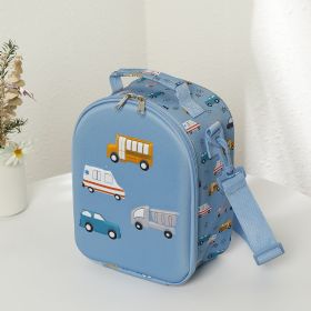 Cute Lunch Insulated Bag, Portable Outdoor Makeup Bag, Insulated And Cold, Suitable For Holding Lunch And Cold Drinks, Also A Cute Backpack For C (Color: Blue)
